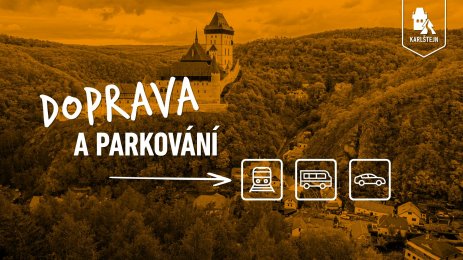 Doprava a parkování na Karlštejně 
